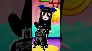 Avengers Batman Makeover||MY TALKING ANGELA2😱🖤#games #shortsvideo #tranding #viral #youtube #batsman