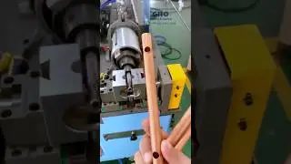Copper Tube Collar Holes Punching for Header Pipe