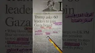 Newspaper Reading | Learn English Through Newspaper Reading | Headline And Bullet Points Explained 