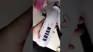 Customised bottle 💙 subscribe, share and support us