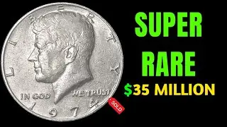 1974 Kennedy Half Dollar Worth $35 Million?! | Rarest U.S. Coin You Must See! 💎 #WorldCoinsHub