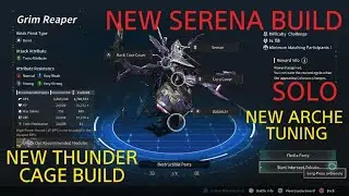 GRIM REAPER CHALLENGE (TOP 100) New Serena & Thunder Cage Builds, Solo - The First Descendant