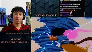 Genninlend&aacute;rio reagindo ao Goku e Pan vs drag&atilde;o de 6 estrela Dragon ball GT Epis&oacute;dio 51