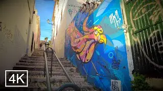 4K Lisbon Lockdown Feb 2021  Virtual Tour - Gra&ccedil;a - Sra. do Monte - Portugal Lockdown - Pandemic