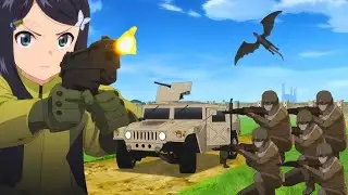 She Teleports Modern Military To Fight Ancient Enemy Monsters || Saving 80,000 Gold Episode 10,11,12