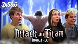 FINALLY SOME ANSWERS!!! I Attack on Titan 3x5&6 Reaction | First Time Anime Watchers