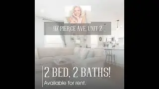 2 bed, 2 baths!