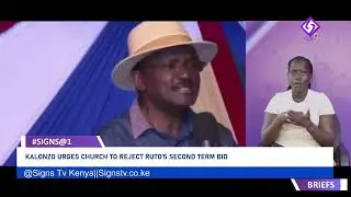 KALONZO URGES CHURCH TO REJECT RUTO'S SECOND TERM BID