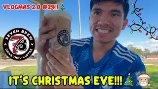 DOES SEVEN BREW HAVE A CHRISTMAS MENU!?? IT&rsquo;S CHRISTMAS EVE!!🎄VLOGMAS 2.0 #24!!