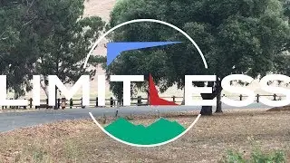 360 video:Hang glider just misses landing in a ditch!!