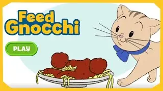 Curious George: Feed Gnocchi Gameplay (Browser Game)