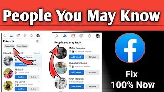 How to show People you may know option in facebook | Fb Friend suggestion option not show#Technonir