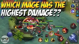 DAMAGE TEST - SEE WHICH MAGE HAS THE HIGHEST DPS - HERO GUIDE MOBILE LEGENDS