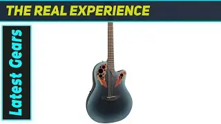 ReviewOvation Celebrity Elite CE44-RBB: Stunning Reverse Blue Burst Guitar!