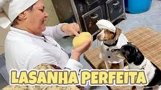 A MELHOR LASANHA CASEIRA DO MUNDO! FEITA POR UM CÃOCHEF! 🐶🍝