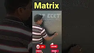 ECET- 2024 || Most IMP Questions || Matrix|| Trick #40 #viral || Must Watch Video