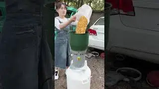 #Farming #Grinder #CornGrinder #FarmL #DIYFeed #Satisfying