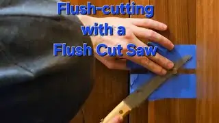 Cutting Walnut Plugs on a Finished Surface