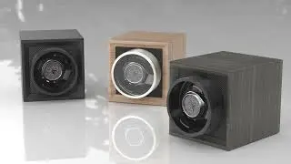Patented design Single Watch Winder Dual Power Supply Unique patent Watch Holder with Cover
