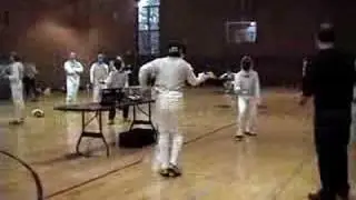 Onyeka Fencing at Second Annual Griffon Cup (Reed College)