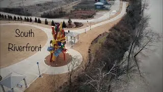 South Riverfront Path (Drone Chattanooga 4K)