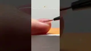 Nail Art !! 💅✨ Perfect nail application technique! #nails #nailart #naildesign #beautyhacks #fyp