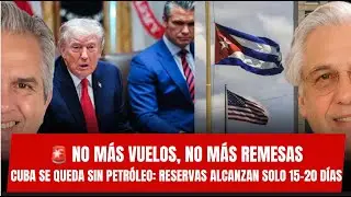 🚨CUBA SE QUEDA SIN PETRÓLEO: reservas alcanzan solo 15–20 días  | NO MÁS VUELOS, NO MÁS REMESAS