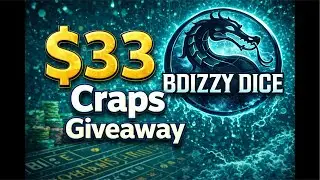 $33 craps giveaway right now!!