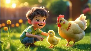 Little Chicks Rhyme 🐥 | Fun & Cute Baby Chick Song for Kids | Nursery Rhymes & Kids Songs