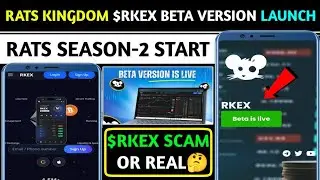 🌀RATS KINGDOM BETA VERSION SEASON-2 LAUNCHED | RKEX RATS KINGDOM TGE LISTING NEW UPDATES