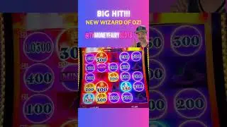 I GOT A BIG WIN on the NEW WIZARD OF OZ SLOT #slot #slots #slotmachine #slotmachines #bigwinsonslots