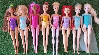 Disney Princess Doll Makeover ~ DIY Miniature Ideas for Barbie - Wig, Dress, Faceup, and More! DIY