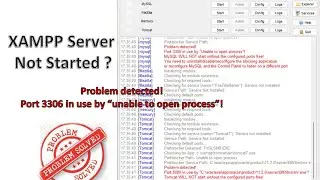 XAMPP : Port 3306 in use by 