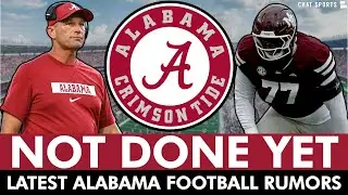 Alabama Football NOT DONE In Transfer Portal: Bama Favorites For OT Transfer & WR Targets In Play