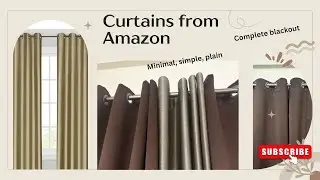 Look at these Curtains from Amazon-Review💫 #blackoutcurtains #amazonfinds #homedecor #curtains 