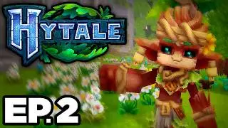 🏹 Earthen Golem Battle, Exploring the Forgotten Temple, Copper Tools & Armor! - Hytale Ep.2