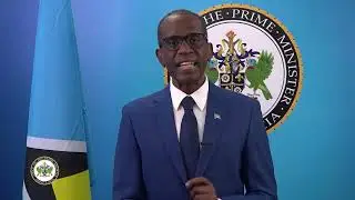 Prime Minister Philip J. Pierre speaks on Saint Lucia's economic growth prospects.