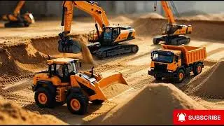 Building a Giant Airport Runway with Toy Machines &ndash; Part 1 (Realistic ASMR)&rdquo;