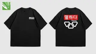 Cara Membuat Mockup Kaos Realistic di CorelDraw | Oversize T-shirt Mockup