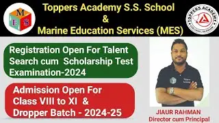 BEST INTEGRATED SENIOR SECONDARY SCHOOL @ TOPPERS ACADEMY & MARINE EDUCATION SERVICES (MES)