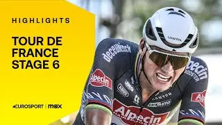 TOUR DE FRANCE 2025 - &Eacute;TAPE FOLLE ! Van der Poel reprend le maillot JAUNE &agrave; Pogacar pour 1 SECONDE