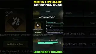 MODS UPGRADE LEVEL LEGENDARY - ONCE HUMAN #oncehuman