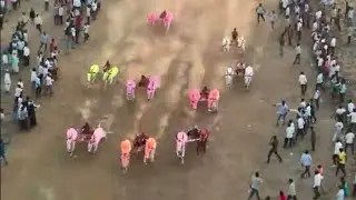 बडची बुलेट गाडी बक्षीस मैदान जनरल अ गट बैलगाडी शर्यत 