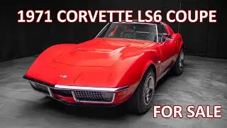 1971 RED LS6 CORVETTE FOR SALE BY COUNTY CORVETTE
