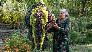 Village Life: Harvesting Grapes & Making Jam and Compote 🍇