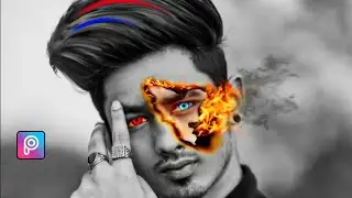 Picsart Fire Face Concept 🔥| Picsart Photo Editing | Picsart Editing New Style |Picsart| Xyaa Edits🔥