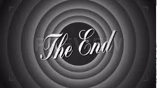 The End Retro Style Film Motion Graphics