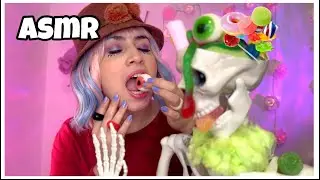 Asmr - Comendo os doces da Caveira