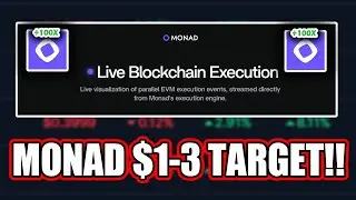 MONAD THE FASTEST EVM CHAIN WILL MELT FACES!! $1 PRICE PREDICTION!!