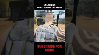 Unlocking New MINOTAUR MAZE KEEPER IN COD MOBILE
